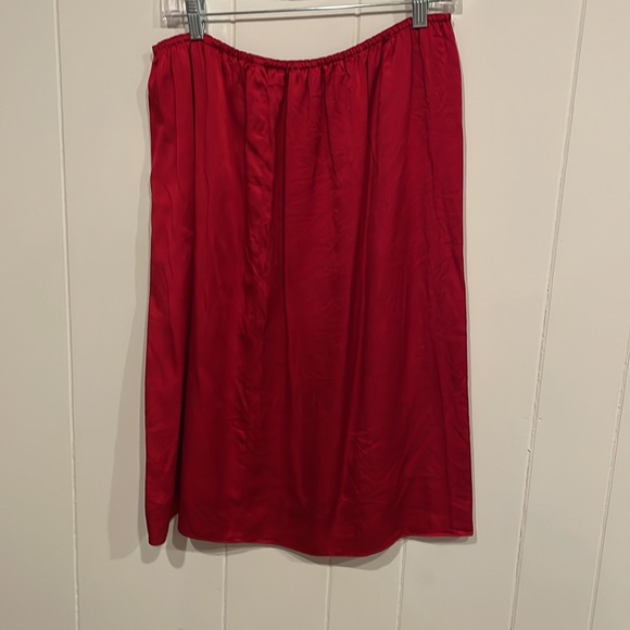 Vintage Red Velvet Top + Scarf and Skirt/Liner - Picture 13 of 16
